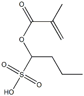 1-(Methacryloyloxy)-1-butanesulfonic acid Struktur