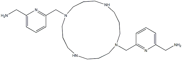 N,N''-[Iminobis(trimethylene)]-N',N'''-[iminobis(trimethylene)]bis(2,6-pyridinedimethanamine) Struktur