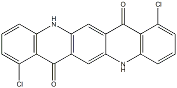 1,8-Dichloro-5,12-dihydroquino[2,3-b]acridine-7,14-dione Struktur