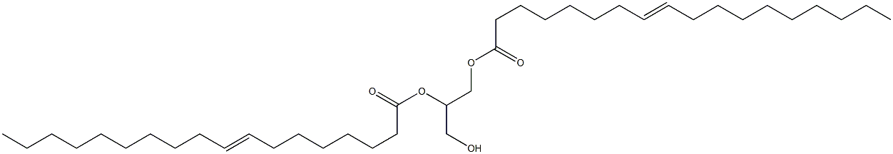 Bis[(E)-8-octadecenoic acid]3-hydroxypropane-1,2-diyl ester Struktur