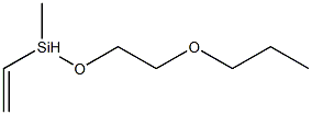 Ethenyl(2-propoxyethoxy)(methyl)silane Struktur