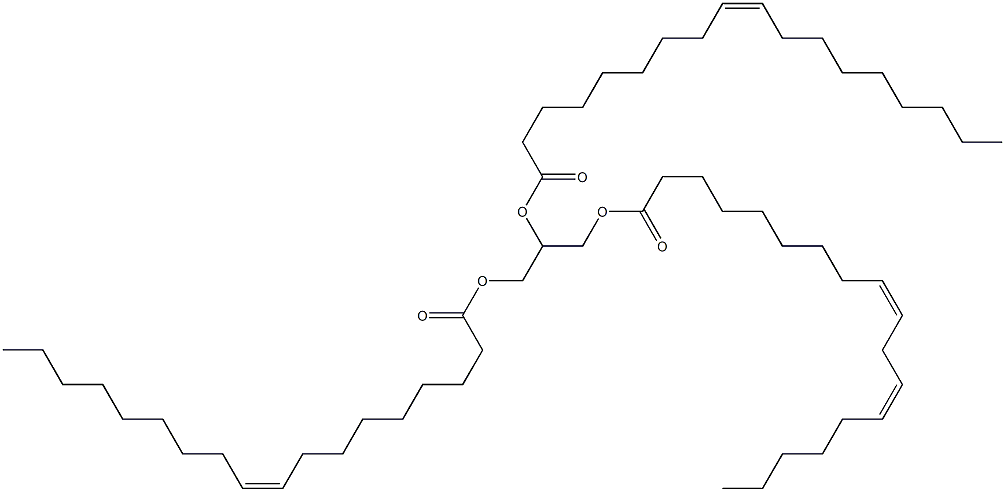 3-O-Linoleoyl-1-O,2-O-dioleoyl-L-glycerol Struktur