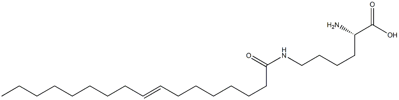 N6-(8-Heptadecenoyl)lysine Struktur