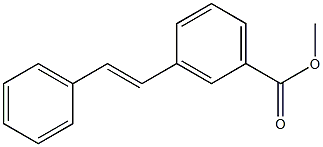 3-Styrylbenzoic acid methyl ester Struktur