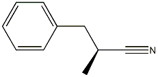 [S,(+)]-2-Benzylpropiononitrile Struktur