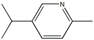 2-Methyl-5-isopropylpyridine Struktur