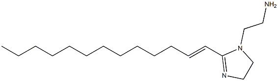 1-(2-Aminoethyl)-2-(1-tridecenyl)-2-imidazoline Struktur