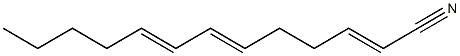 2,6,8-Tridecatrienenitrile Struktur