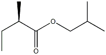 [R,(-)]-2-Methylbutyric acid isobutyl ester Struktur