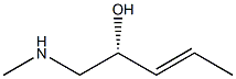 (1R,2E)-1-Methylaminomethyl-2-buten-1-ol Struktur