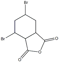 3,5-Dibromohexahydrophthalic anhydride Struktur