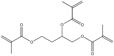 1,2,4-Butanetriol trismethacrylate Struktur