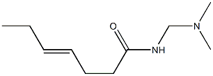 N-[(Dimethylamino)methyl]-4-heptenamide Struktur