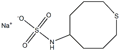 Thiocane-5-ylsulfamic acid sodium salt Struktur