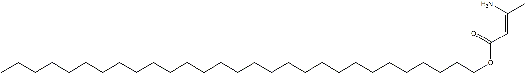 3-Aminocrotonic acid nonacosyl ester Struktur