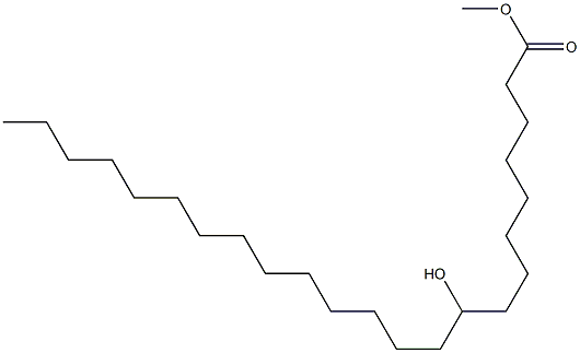 9-Hydroxytricosanoic acid methyl ester Struktur