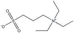 (3-Sulfonatopropyl)triethylaminium Struktur