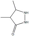 4,5-Dimethylpyrazolidin-3-one Struktur