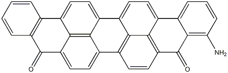 4-Aminoanthra[9,1,2-cde]benzo[rst]pentaphene-5,10-dione Struktur