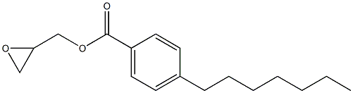 4-Heptylbenzoic acid glycidyl ester Struktur