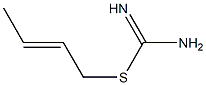 Carbamimidothioic acid 2-butenyl ester Struktur