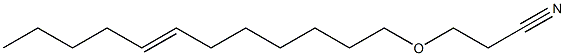 3-(7-Dodecenyloxy)propionitrile Struktur