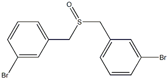 3-Bromophenyl(methyl) sulfoxide Struktur