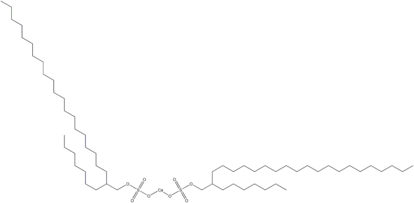 Bis(2-heptyldocosyloxysulfonyloxy)calcium Struktur