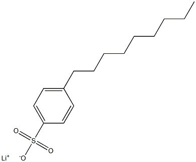 4-Nonylbenzenesulfonic acid lithium salt Struktur