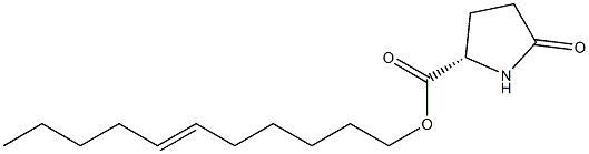 (S)-5-Oxopyrrolidine-2-carboxylic acid 6-undecenyl ester Struktur