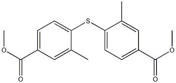 Methyl[4-(methoxycarbonyl)phenyl] sulfide Struktur