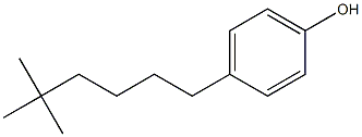 4-(5,5-Dimethylhexyl)phenol Struktur