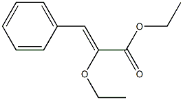 (Z)-3-Phenyl-2-ethoxyacrylic acid ethyl ester Struktur