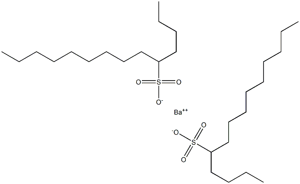 Bis(tetradecane-5-sulfonic acid)barium salt Struktur