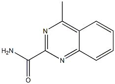 4-Methyl-2-quinazolinecarboxamide Struktur