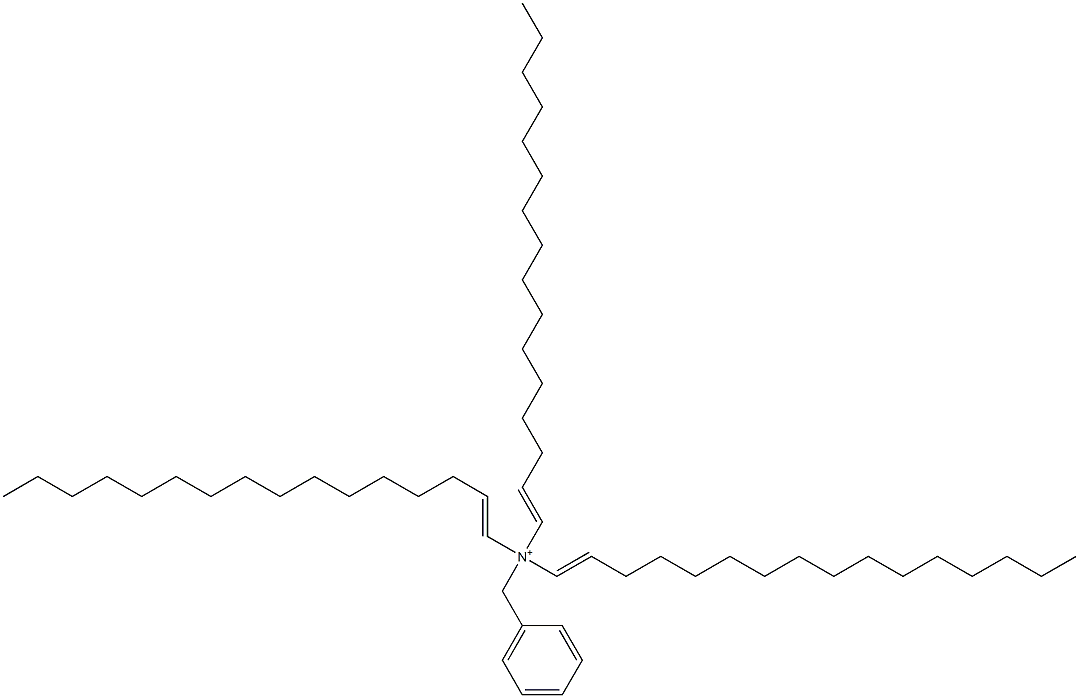 Tri(1-hexadecenyl)benzylaminium Struktur