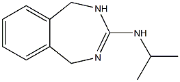 N-Isopropyl-4,5-dihydro-1H-2,4-benzodiazepin-3-amine Struktur