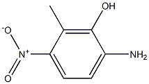 2-Amino-5-nitro-6-methylphenol Struktur