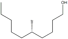 [S,(-)]-5-Methyl-1-decanol Struktur