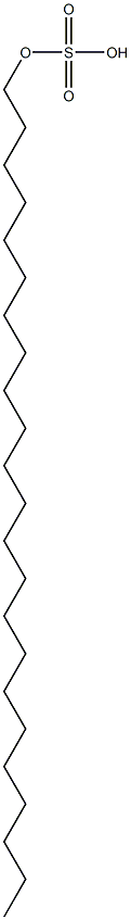 Sulfuric acid hydrogen tricosyl ester Struktur