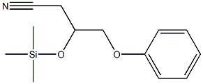 3-(Trimethylsiloxy)-4-phenoxybutyronitrile Struktur