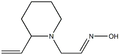 1-[2-(Hydroxyimino)ethyl]-2-ethenylpiperidine Struktur