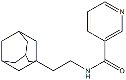 N-[2-(1-Adamantyl)ethyl]nicotinamide Struktur