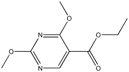 2,4-Dimethoxypyrimidine-5-carboxylic acid ethyl ester Struktur