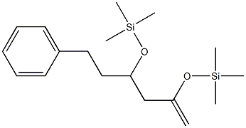 2,4-Bis[(trimethylsilyl)oxy]-6-phenyl-1-hexene Struktur