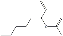 2-Methyl-4-pentyl-3-oxa-1,5-hexadiene Struktur