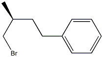 (-)-[(S)-4-Bromo-3-methylbutyl]benzene Struktur