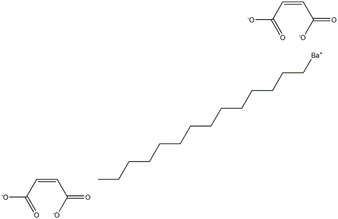 Bis(maleic acid 1-tetradecyl)barium salt Struktur