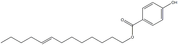 4-Hydroxybenzoic acid 8-tridecenyl ester Struktur