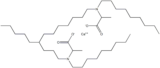 Bis[2-(dinonylamino)propanoic acid]calcium salt Struktur